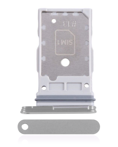 Single Sim Card Tray Compatible For Samsung Galaxy S24 5G / S24 Plus 5G (Marble Gray)