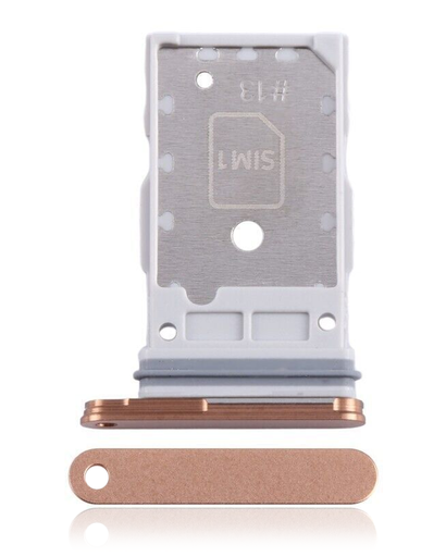Dual Sim Card Tray Compatible For Samsung Galaxy S24 Ultra 5G (Titanium Orange)