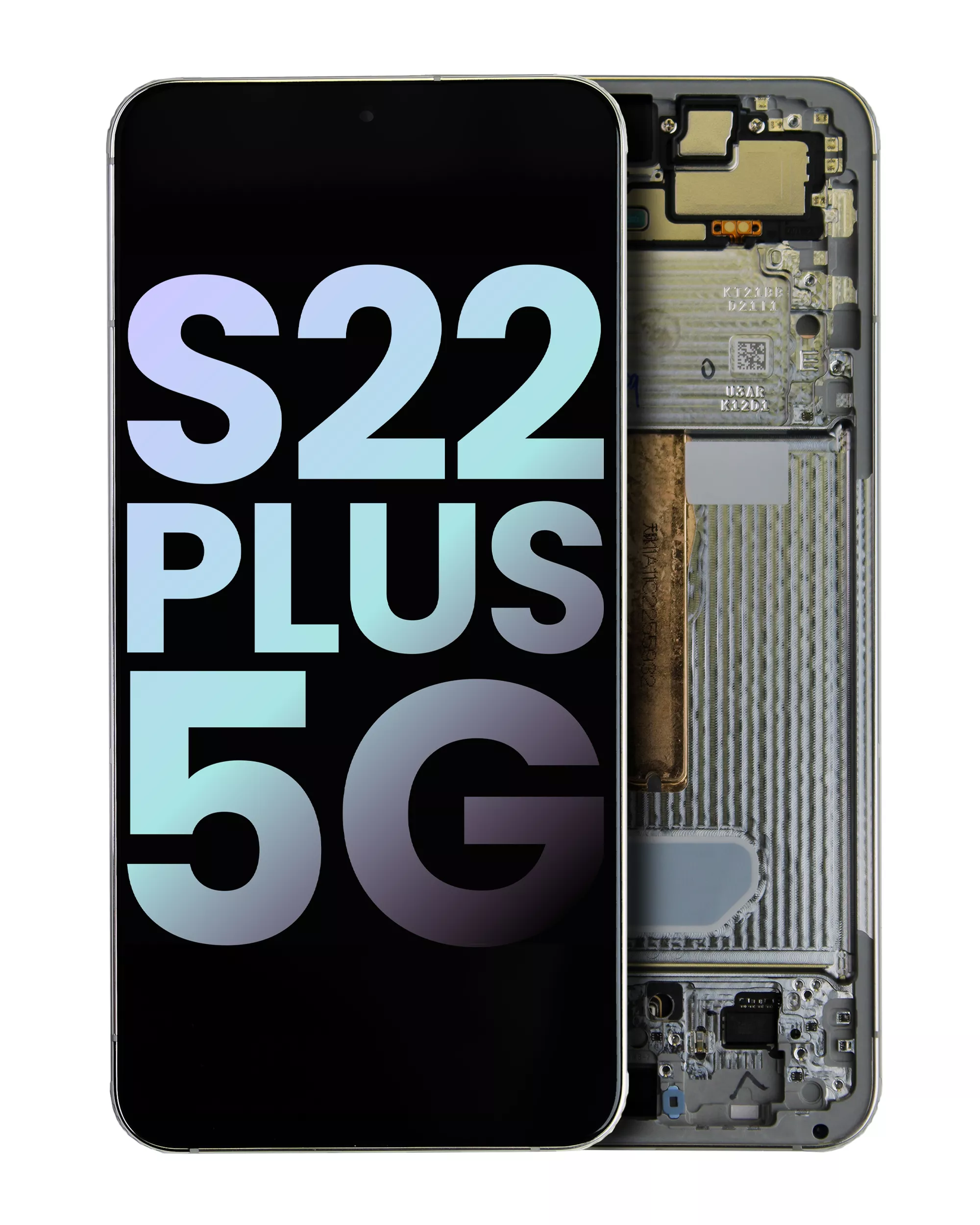 OLED Assembly With Frame Compatible For Samsung Galaxy S22 Plus 5G (Service Pack) (White)