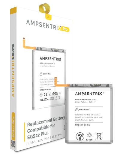 Replacement Battery Compatible For Samsung Galaxy S22 Plus 5G (AmpSentrix Pro)