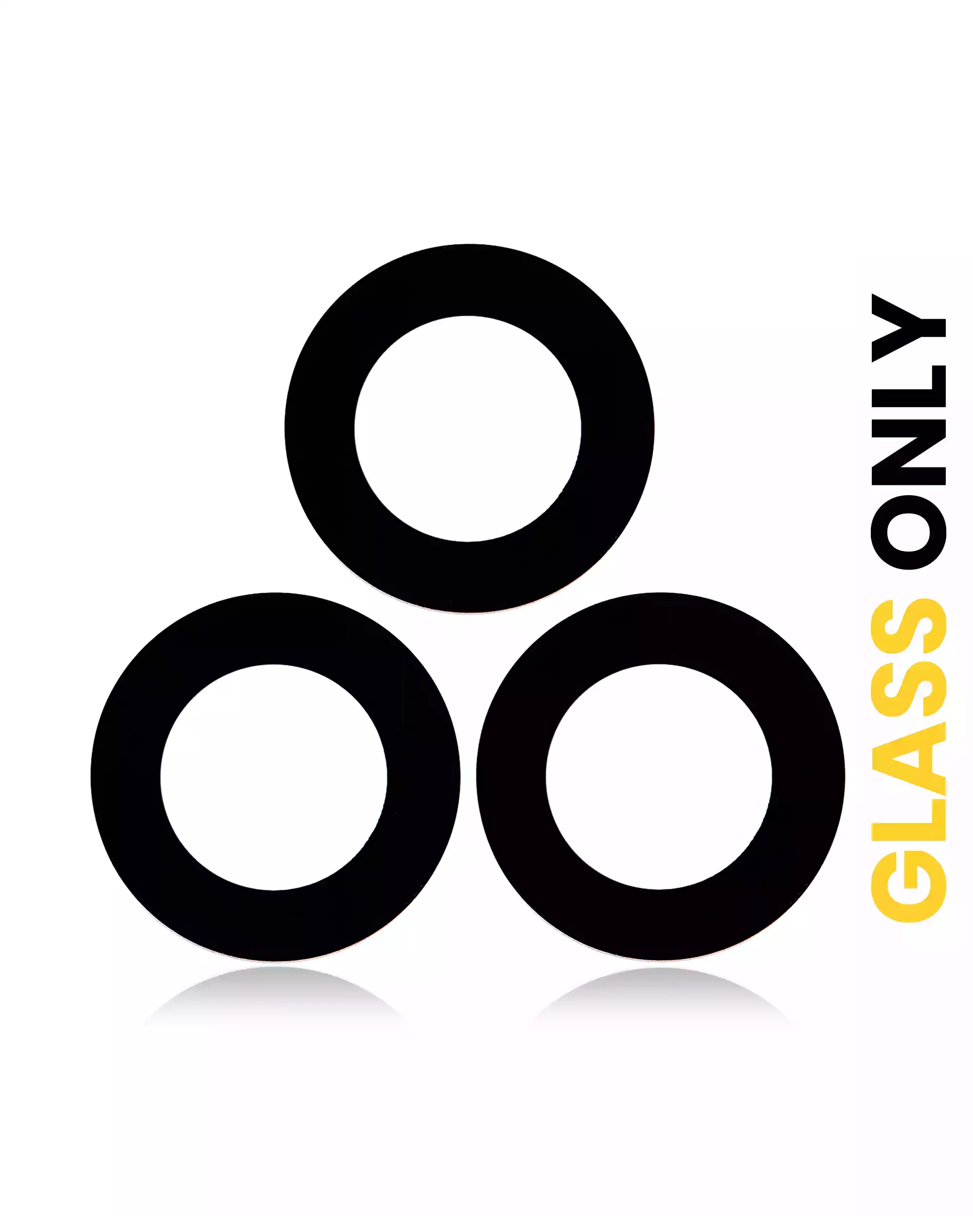 Back Camera Lens (Glass Only) With Adhesive Compatible For Samsung Galaxy S22 / S22 Plus (3 Piece Set)