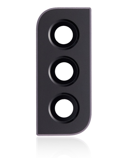 Back Camera Lens With Bezel Ring Compatible For Samsung Galaxy S22 / S22 Plus (Phantom Black)