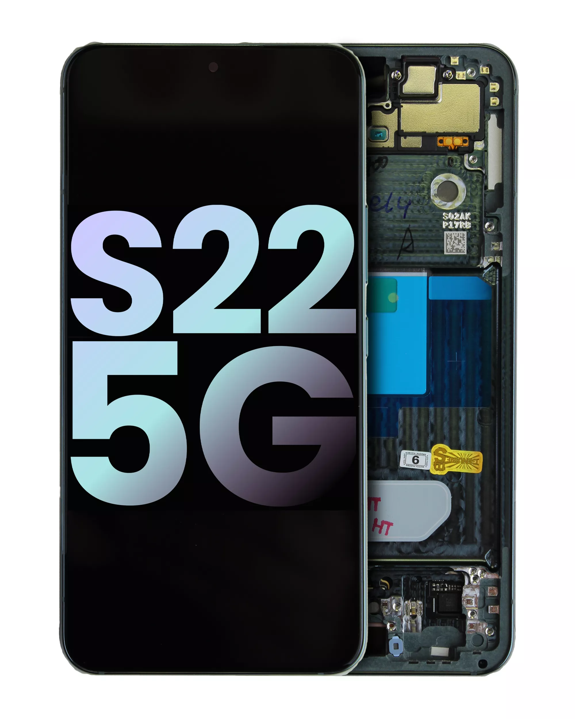 OLED Assembly With Frame Compatible For Samsung Galaxy S22 5G (Service Pack) (Green)