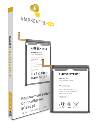 Replacement Battery Compatible For Samsung Galaxy S22 5G (AmpSentrix Pro)