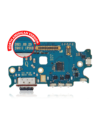 Charging Port Board With Sim Card Reader Compatible For Samsung Galaxy S22 5G (S901U) (US Version)