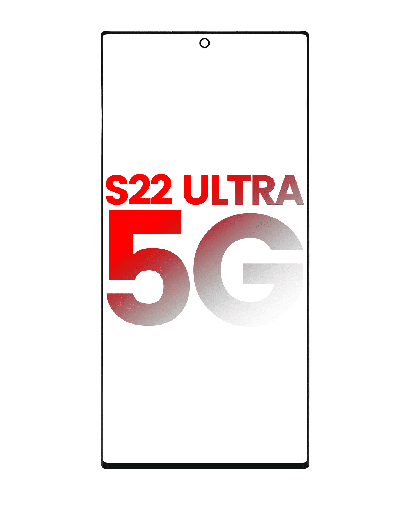 2 in 1 Front Glass With OCA Pre-Installed Compatible For Samsung Galaxy S22 Ultra 5G
