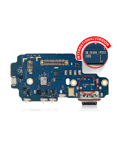 Charging Port Board With Sim Card Reader Compatible For Samsung Galaxy S22 Ultra 5G (S908B/N) (International Version)