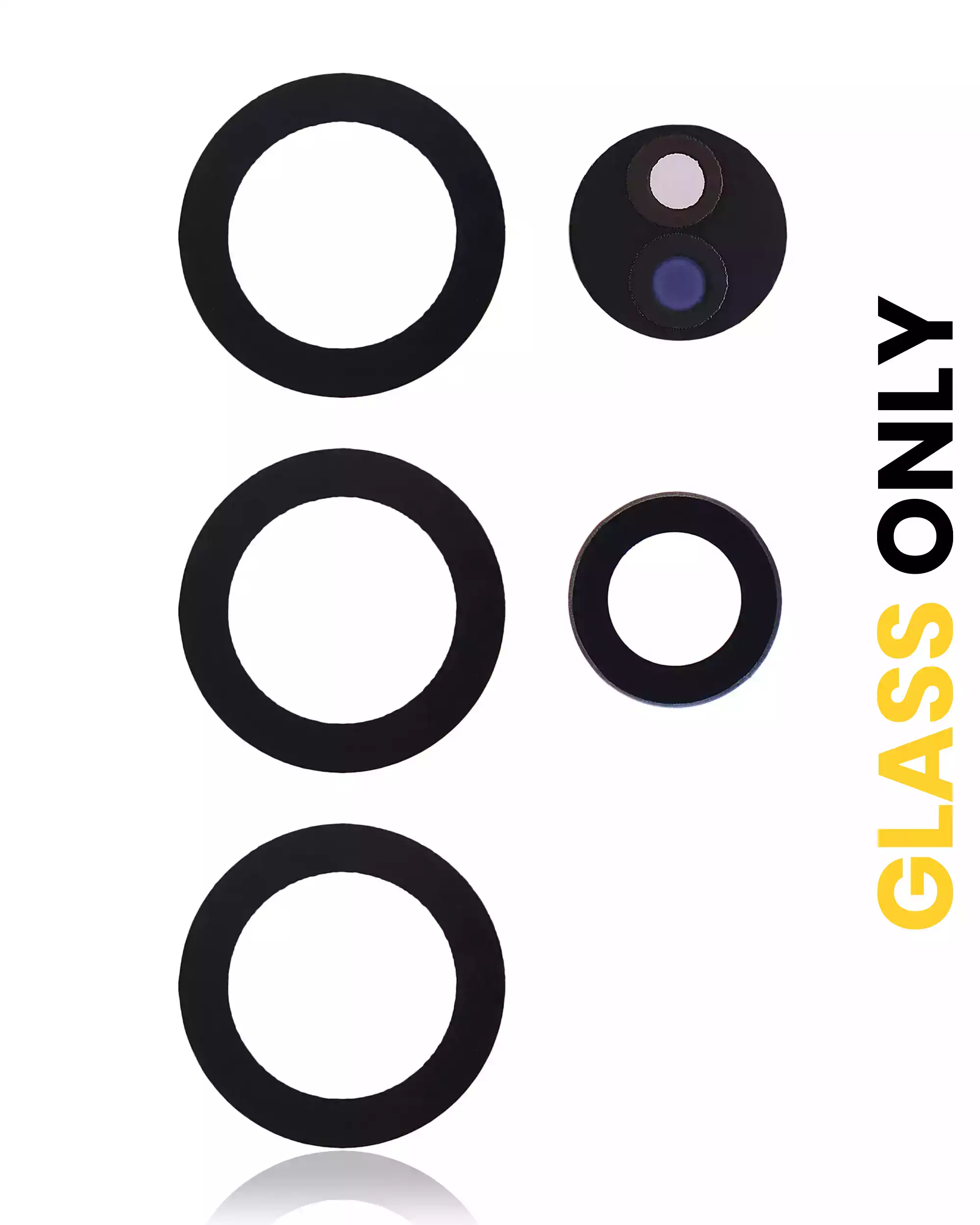Back Camera Lens (Glass Only) With Adhesive Compatible For Samsung Galaxy S22 Ultra 5G (10 Pack)