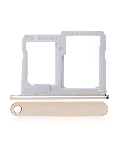 Sim Card + SD Card Tray Compatible For LG Q6 (M700) (Gold)
