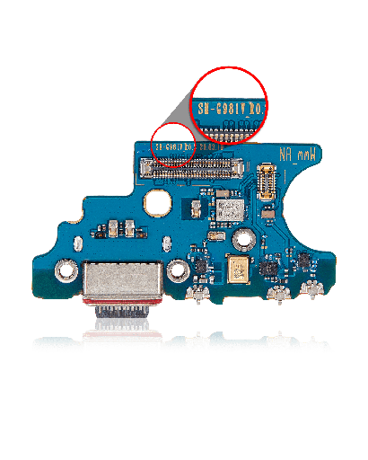 Charging Port With Board Compatible For Samsung Galaxy S20 5G UW (G981V)