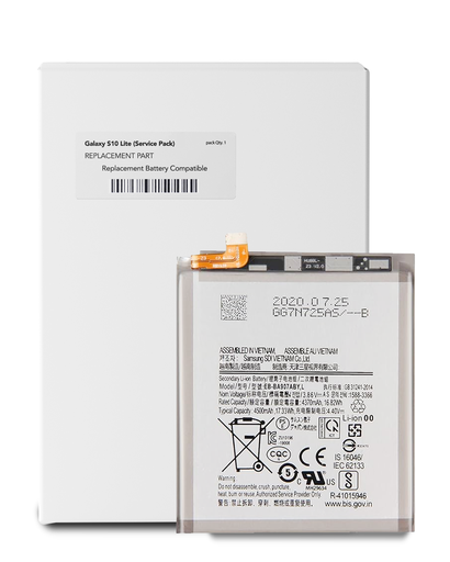 Replacement Battery Compatible For Samsung Galaxy S10 Lite (Service Pack)