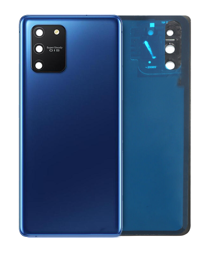 Back Cover Glass With Camera Lens Compatible For Samsung Galaxy S10 Lite (Service Pack) (Prism Blue)