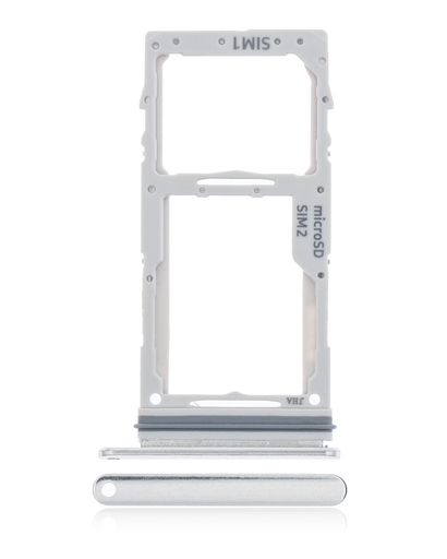 Dual Sim Card Tray Compatible For Samsung Galaxy S10 Lite (Prism White)