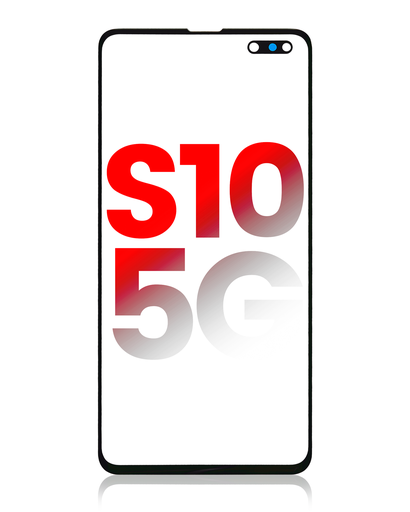 2 in 1 Front Glass With OCA Pre-Installed Compatible For Samsung Galaxy S10 5G