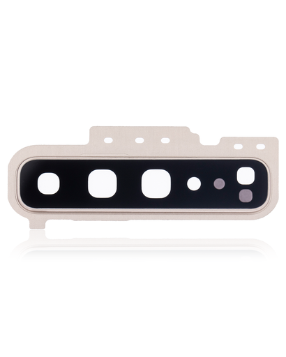 Back Camera Lens With Cover Bezel Ring Compatible For Samsung Galaxy S10 5G (Royal Gold)
