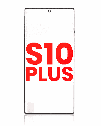 2 in 1 Front Glass With OCA Pre-Installed Compatible For Samsung Galaxy S10 Plus