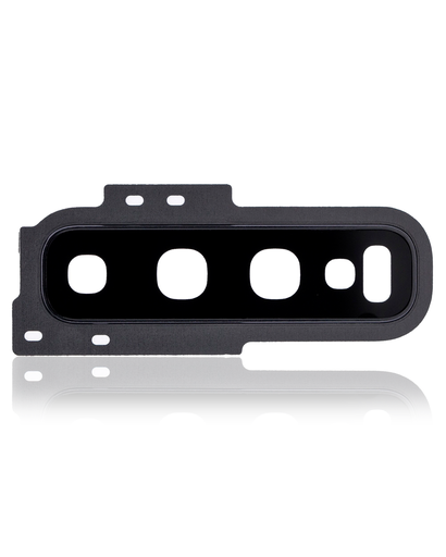 Back Camera Lens With Cover Bezel Ring Compatible For Samsung Galaxy S10 (Prism Black)