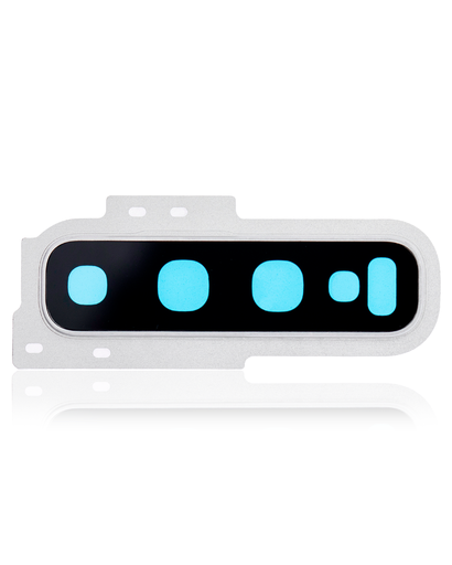 Back Camera Lens With Cover Bezel Ring Compatible For Samsung Galaxy S10 (Prism White)