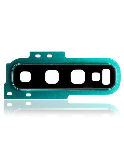 Back Camera Lens With Cover Bezel Ring Compatible For Samsung Galaxy S10 (Prism Green)