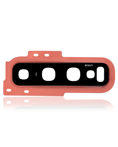 Back Camera Lens With Cover Bezel Ring Compatible For Samsung Galaxy S10 (Flamingo Pink)