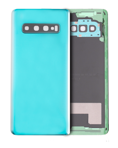 Back cover Glass With Camera Lens Compatible For Samsung Galaxy S10 (No Logo) (Aftermarket Plus) (Prism Green)