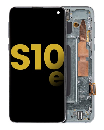 OLED Assembly With Frame Compatible For Samsung Galaxy S10E (Refurbished) (Prism Green)