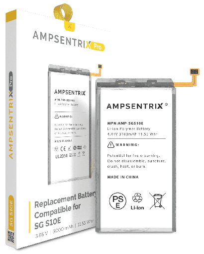 Replacement Battery Compatible For Samsung Galaxy S10E (AmpSentrix Pro)