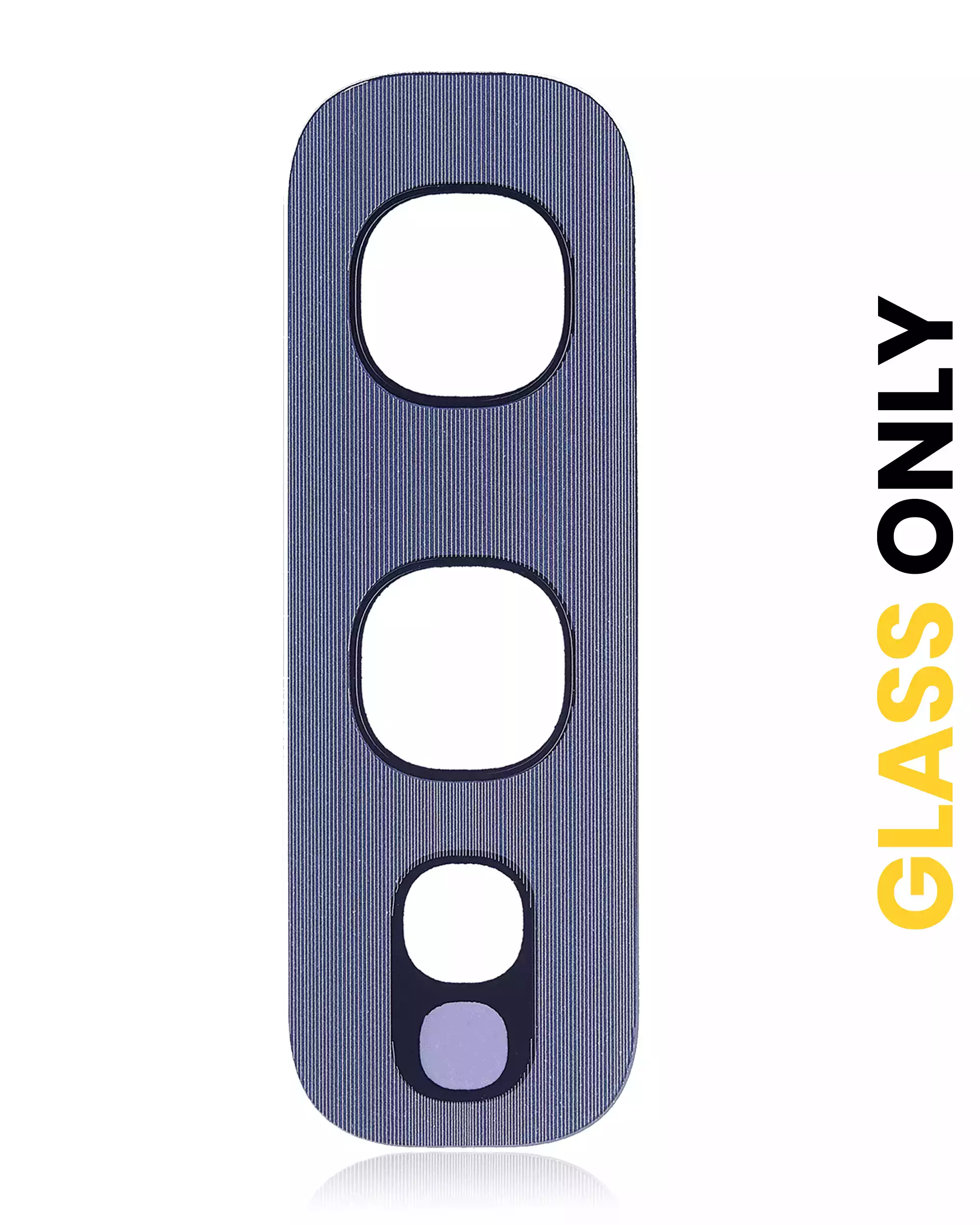 Back Camera Lens (Glass Only) With Adhesive Compatible For Samsung Galaxy S10E (Prism Blue) (10 Pack)