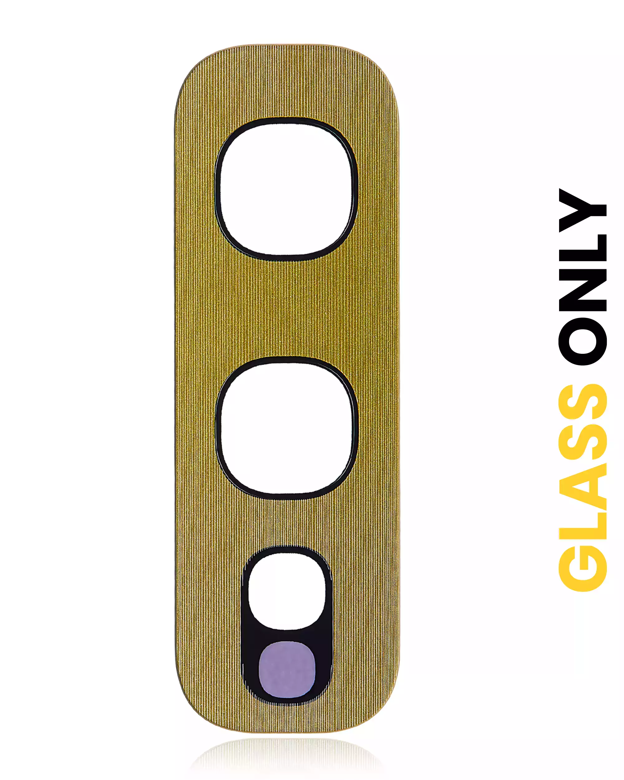 Back Camera Lens (Glass Only) With Adhesive Compatible For Samsung Galaxy S10E (Yellow)