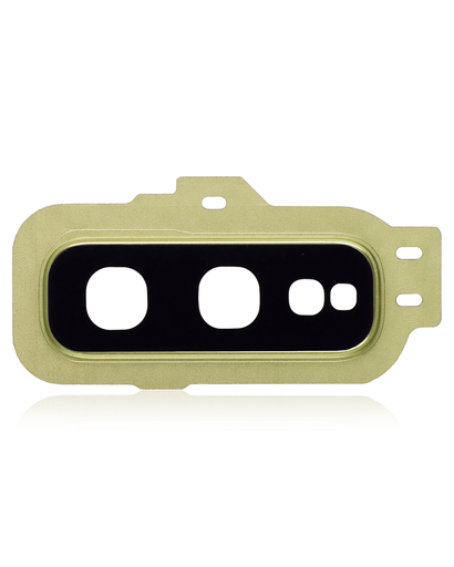 Back Camera Lens With Cover Bezel Ring Compatible For Samsung Galaxy S10E (Canary Yellow)