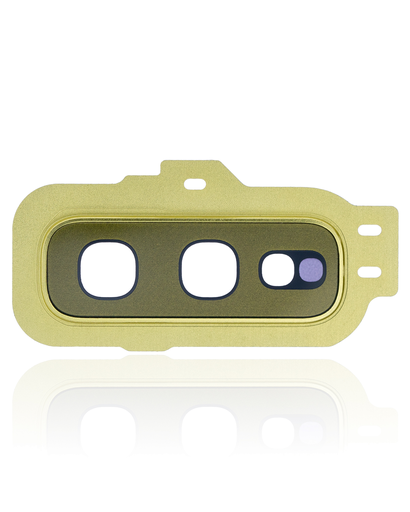 Back Camera Lens With Cover Bezel Ring Compatible For Samsung Galaxy S10E (Gold)