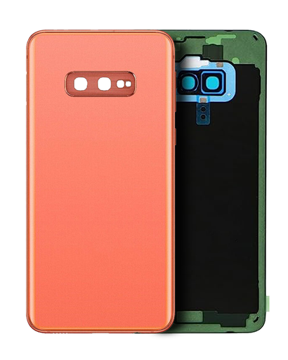 Back cover Glass With Camera Lens Compatible For Samsung Galaxy S10E (Service Pack) (Flamingo Pink)