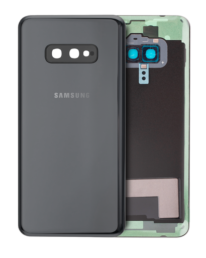 Back cover Glass With Camera Lens Compatible For Samsung Galaxy S10E (Service Pack) (Prism Black)