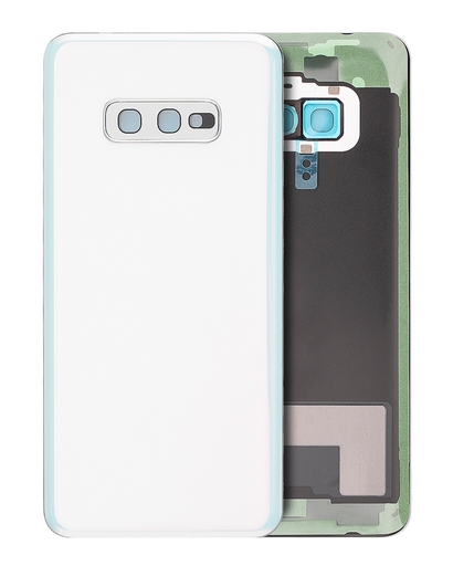 Back cover Glass With Camera Lens Compatible For Samsung Galaxy S10E (Service Pack) (Prism White)
