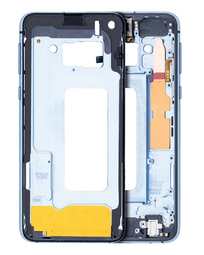 Mid-Frame Housing Compatible For Samsung Galaxy S10E (With Small Parts) (Prism Blue)