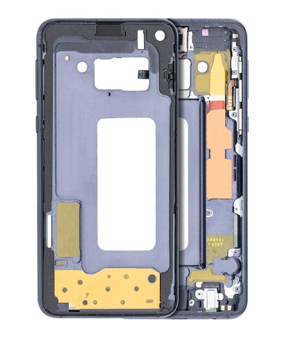 Mid-Frame Housing Compatible For Samsung Galaxy S10E (With Small Parts) (Prism Black)