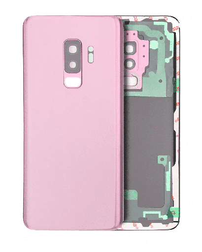Back Cover Glass With Camera Lens Compatible For Samsung Galaxy S9 Plus (Service Pack) (Lilac Purple)