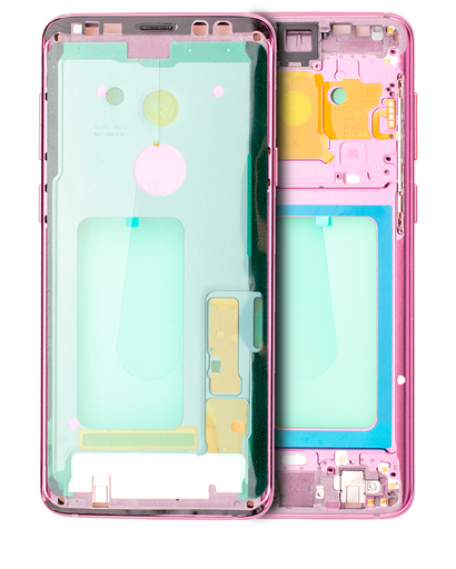 Mid-Frame Housing Compatible For Samsung Galaxy S9 Plus (With Small Parts) (Lilac Purple)