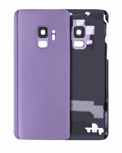Back Cover Glass With Camera Lens Compatible For Samsung Galaxy S9 (Service Pack) (Lilac Purple)