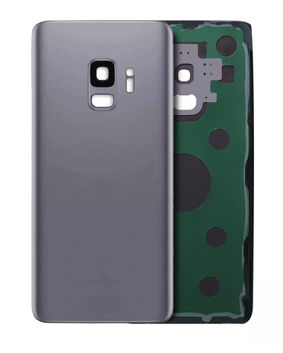 Back Cover Glass With Camera Lens Compatible For Samsung Galaxy S9 (Service Pack) (Midnight Black)