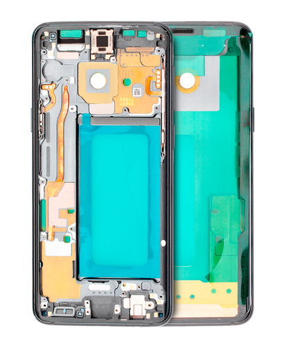 Mid-Frame Housing Compatible For Samsung Galaxy S9 (With Small Parts) (Titanium Gray)