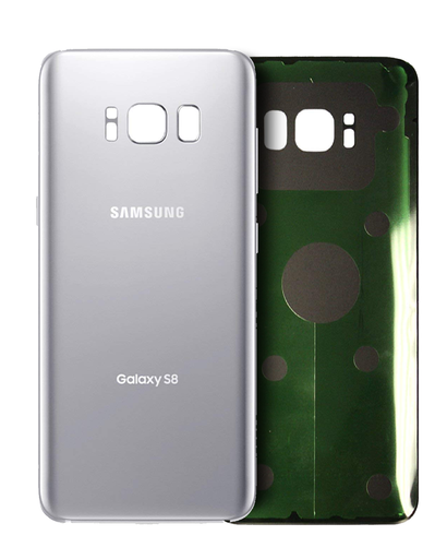 Back Cover Glass Compatible For Samsung Galaxy S8 Plus (Used OEM Pull: Grade B/C) (Arctic Silver)
