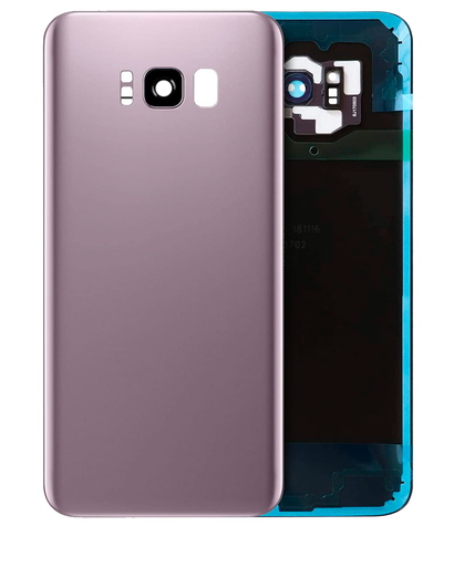 Back Cover Glass With Camera Lens Compatible For Samsung Galaxy S8 Plus (No Logo) (Aftermarket Plus) (Rose Pink)
