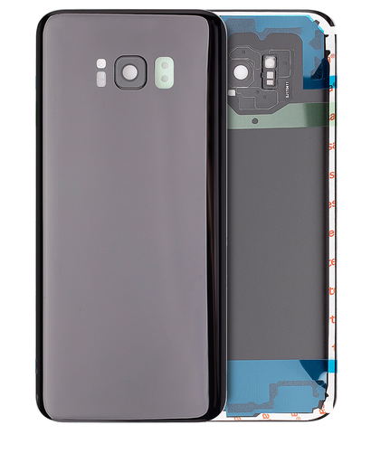 Back Cover Glass With Camera Lens Compatible For Samsung Galaxy S8 Plus (Service Pack) (Midnight Black)