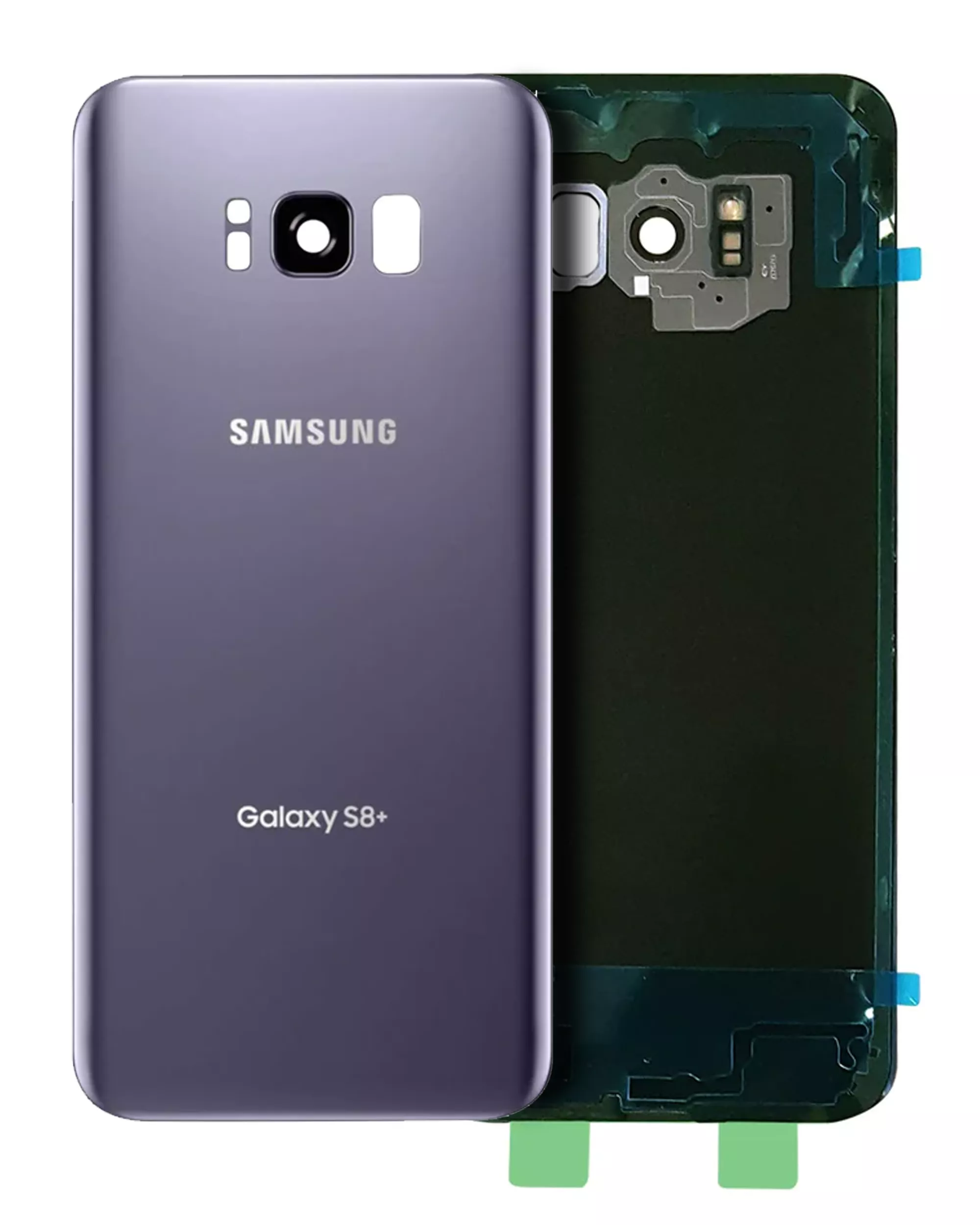 Back Cover Glass With Camera Lens Compatible For Samsung Galaxy S8 Plus (Service Pack) (Orchid Gray)