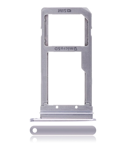 Single Sim Card Tray Compatible For Samsung Galaxy S7 Edge (Silver)