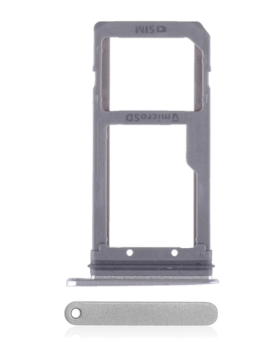 Single Sim Card Tray Compatible For Samsung Galaxy S7 (Silver)