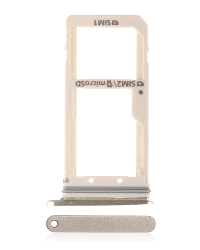 Dual Sim Card Tray Compatible For Samsung Galaxy S7 (Gold Platinum)
