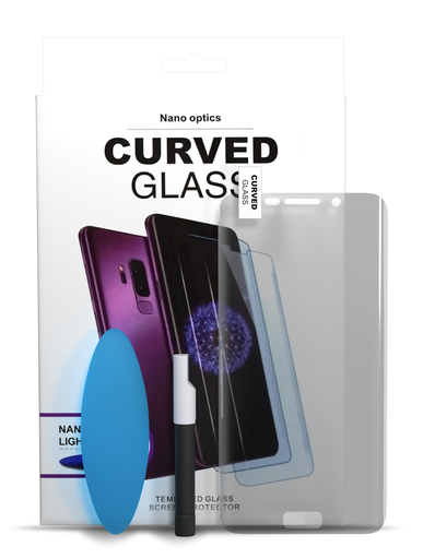 UV Tempered Glass With Glue Compatible For Samsung Galaxy S6 Edge (Case Friendly)