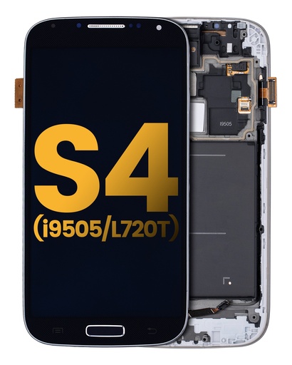 OLED Assembly With Frame Compatible For Samsung Galaxy S4 (i9505 / L720T) (International / Sprint (GSM Model) (Refurbished) (Black)
